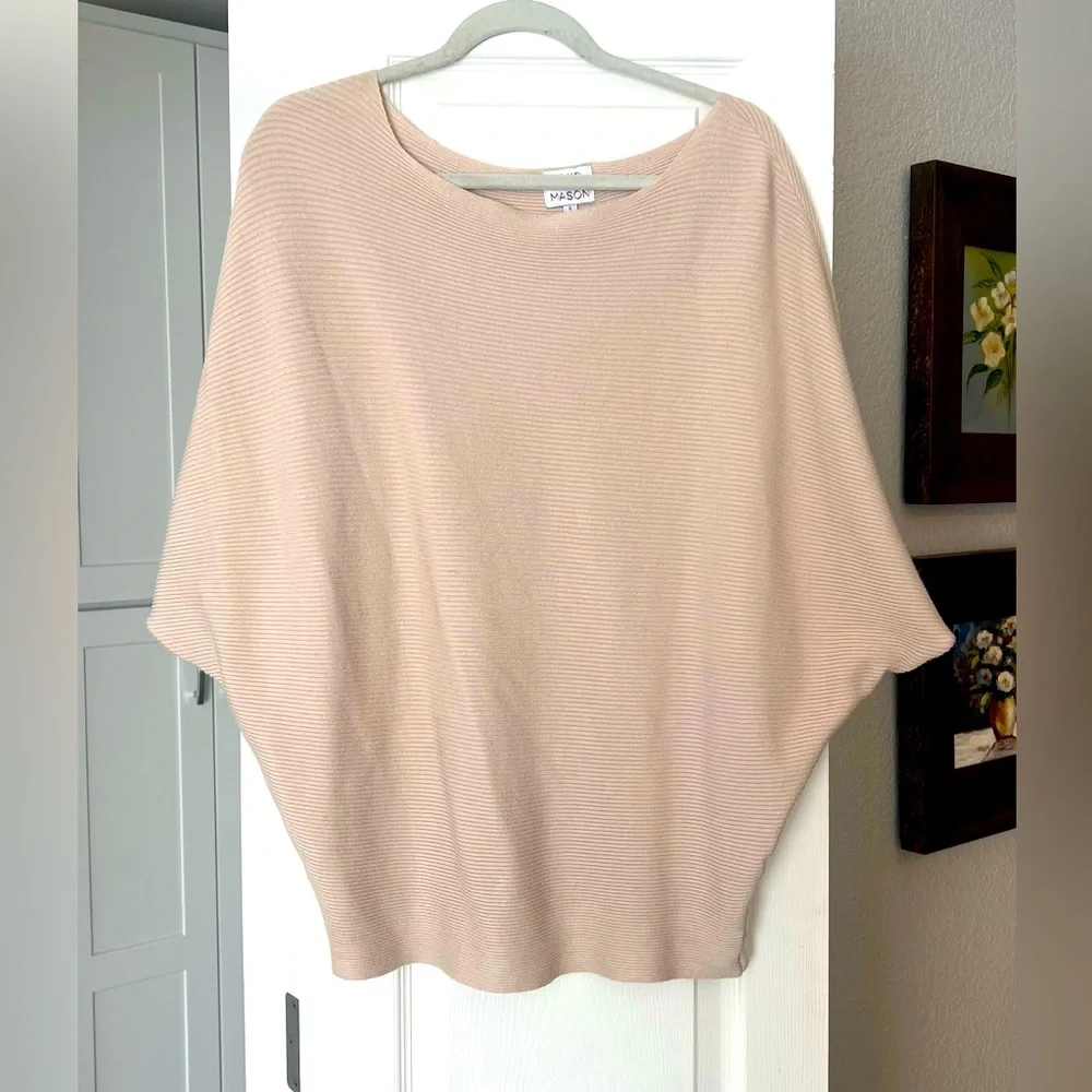 Koko & Mason Scoop Neck Oversized Sweater - Picture 2 of 4